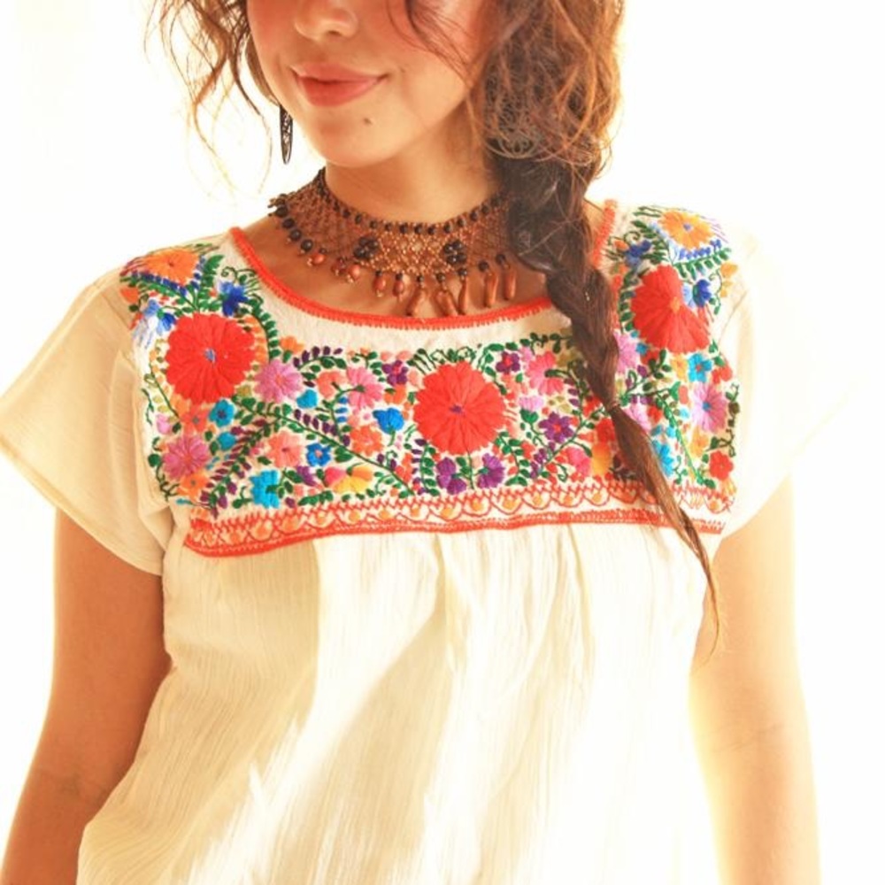 Floral Embroidered Blouse